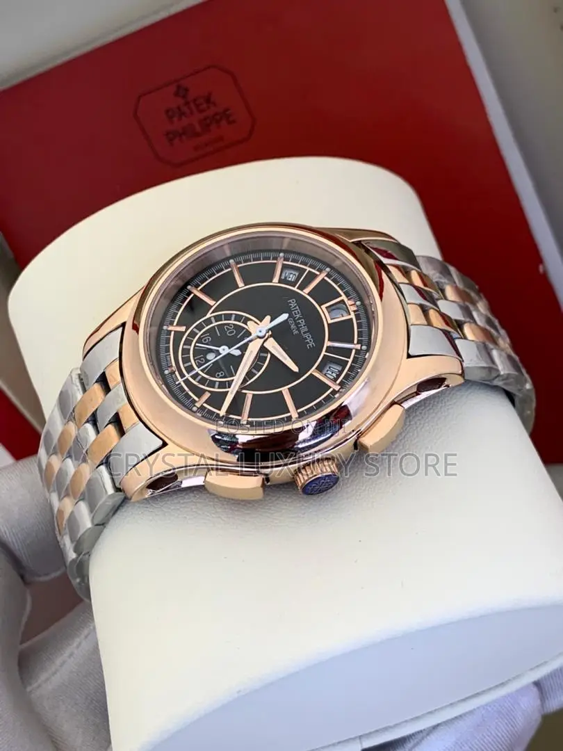 Patek Philippe Quality Luxury Men Chain Strap Wristwatch