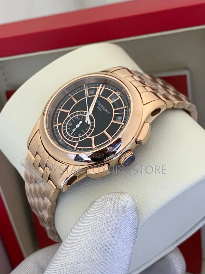Patek Philippe Quality Luxury Men Chain Strap Wristwatch