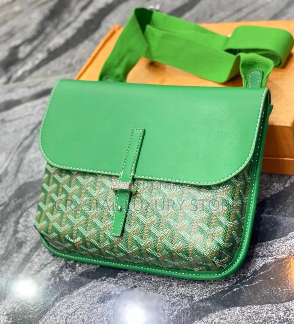 Goyard Quality Luxury Men Genuine Leather Cross Bag