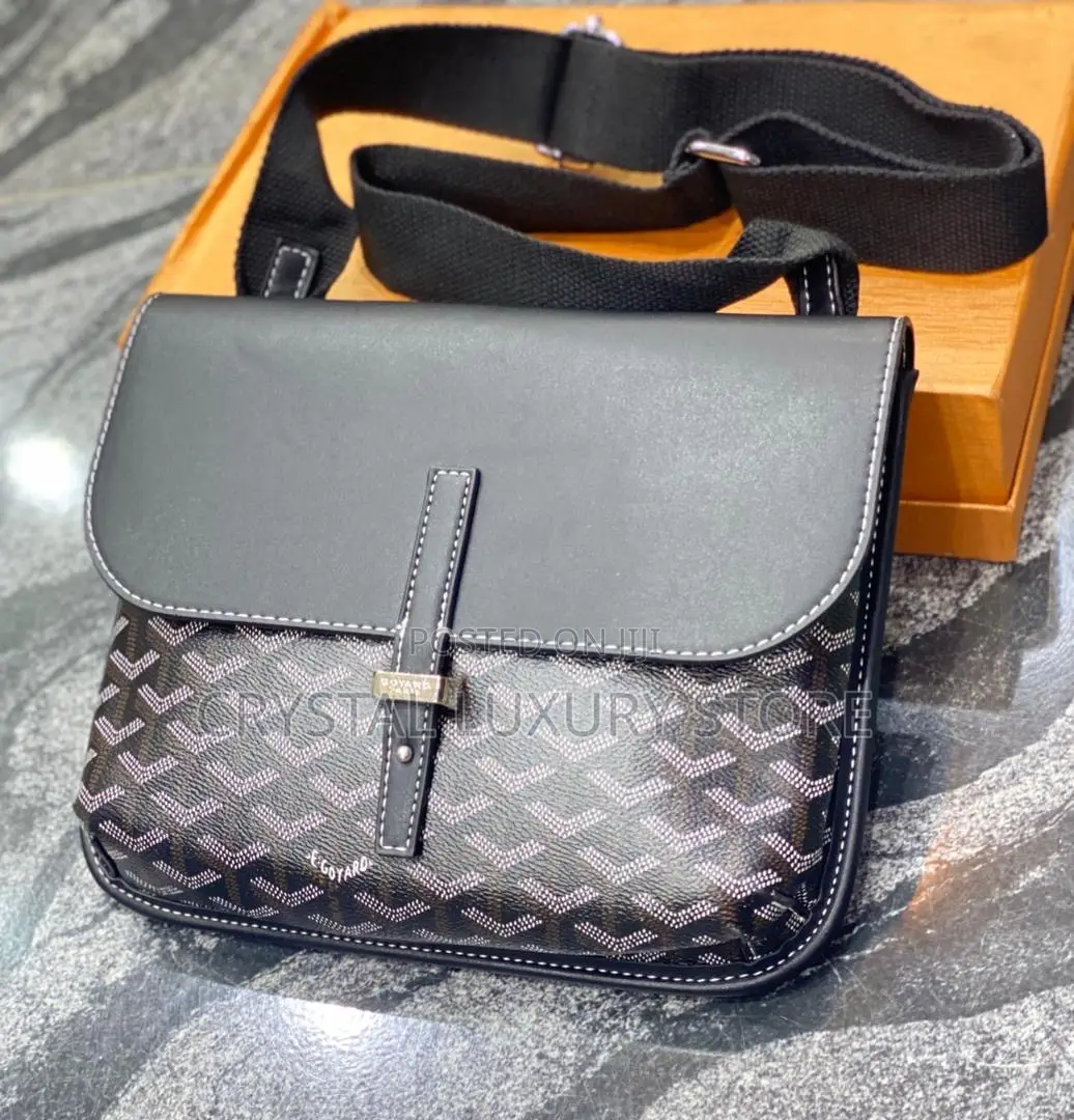 Goyard Quality Luxury Men Genuine Leather Cross Bag