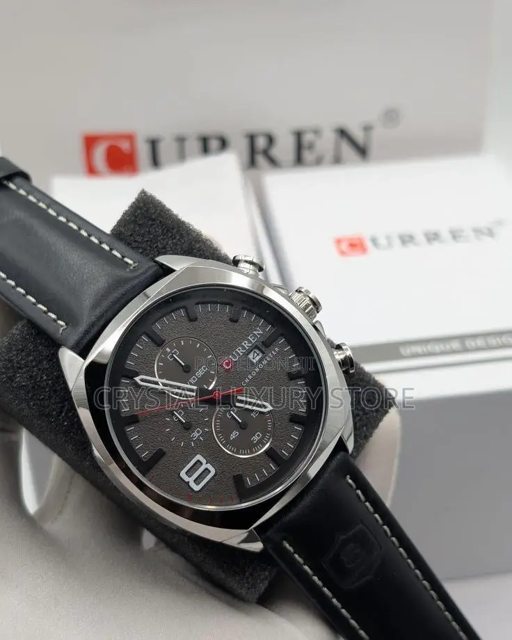 Curren Quality Men Genuine Leather Wristwatch