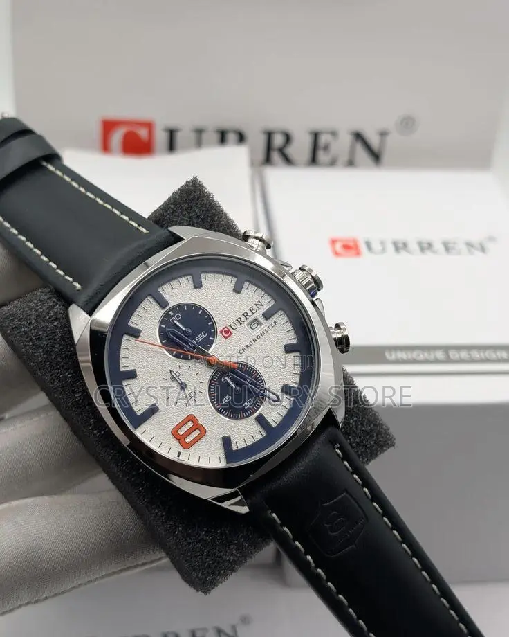 Curren Quality Men Genuine Leather Wristwatch