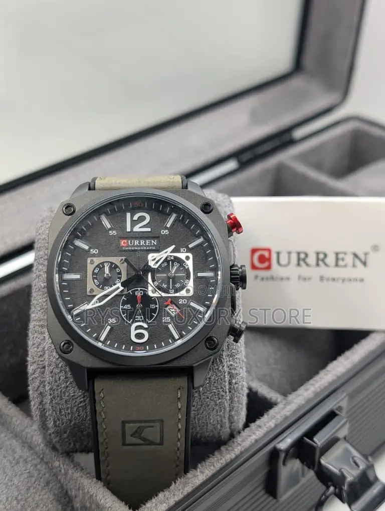 Curren Quality Men Genuine Leather Wristwatch