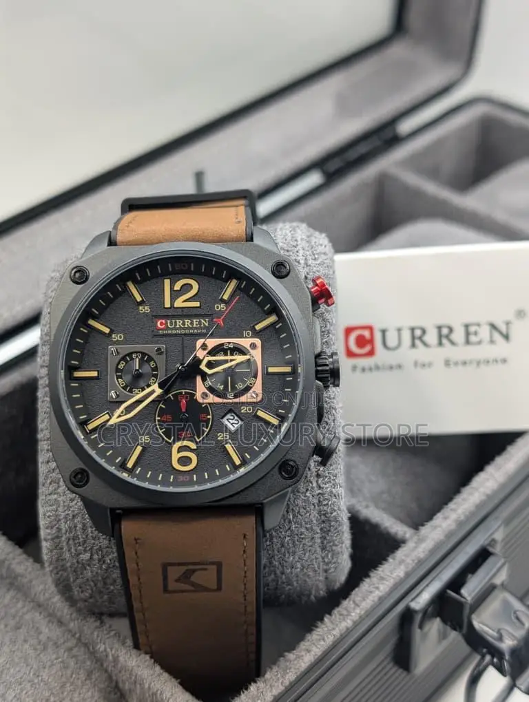 Curren Quality Men Genuine Leather Wristwatch