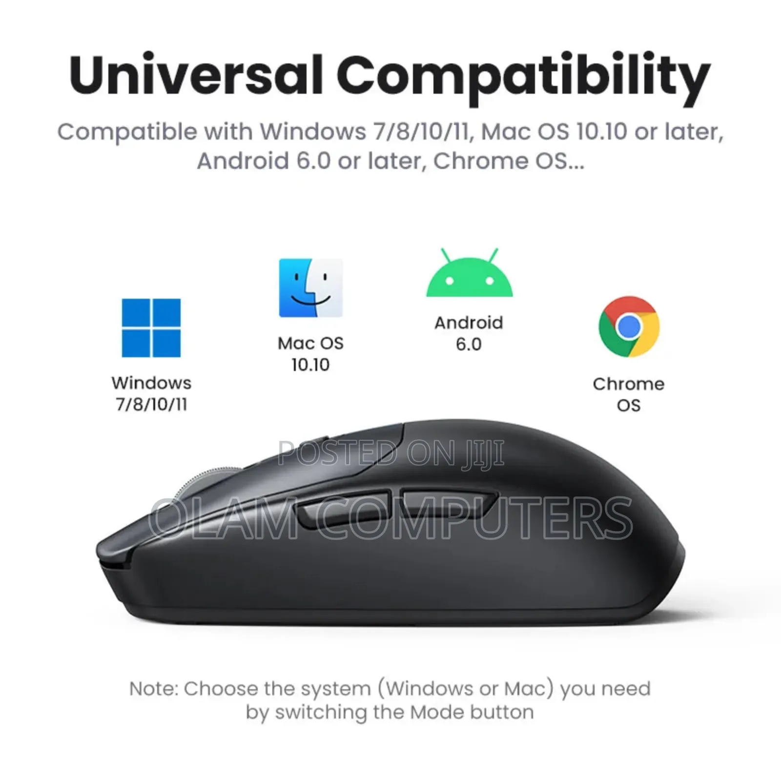 Ugreen 3 Modes Wireless Mouse