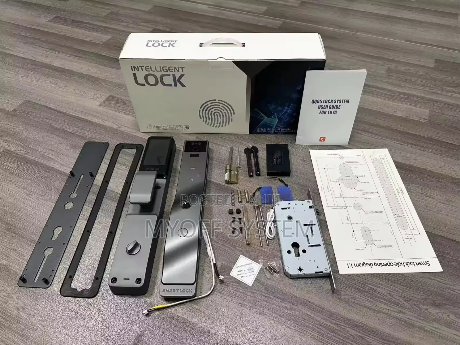 Tuya Wi-Fi Smart 3d Face Recognition Lock Mos-P5