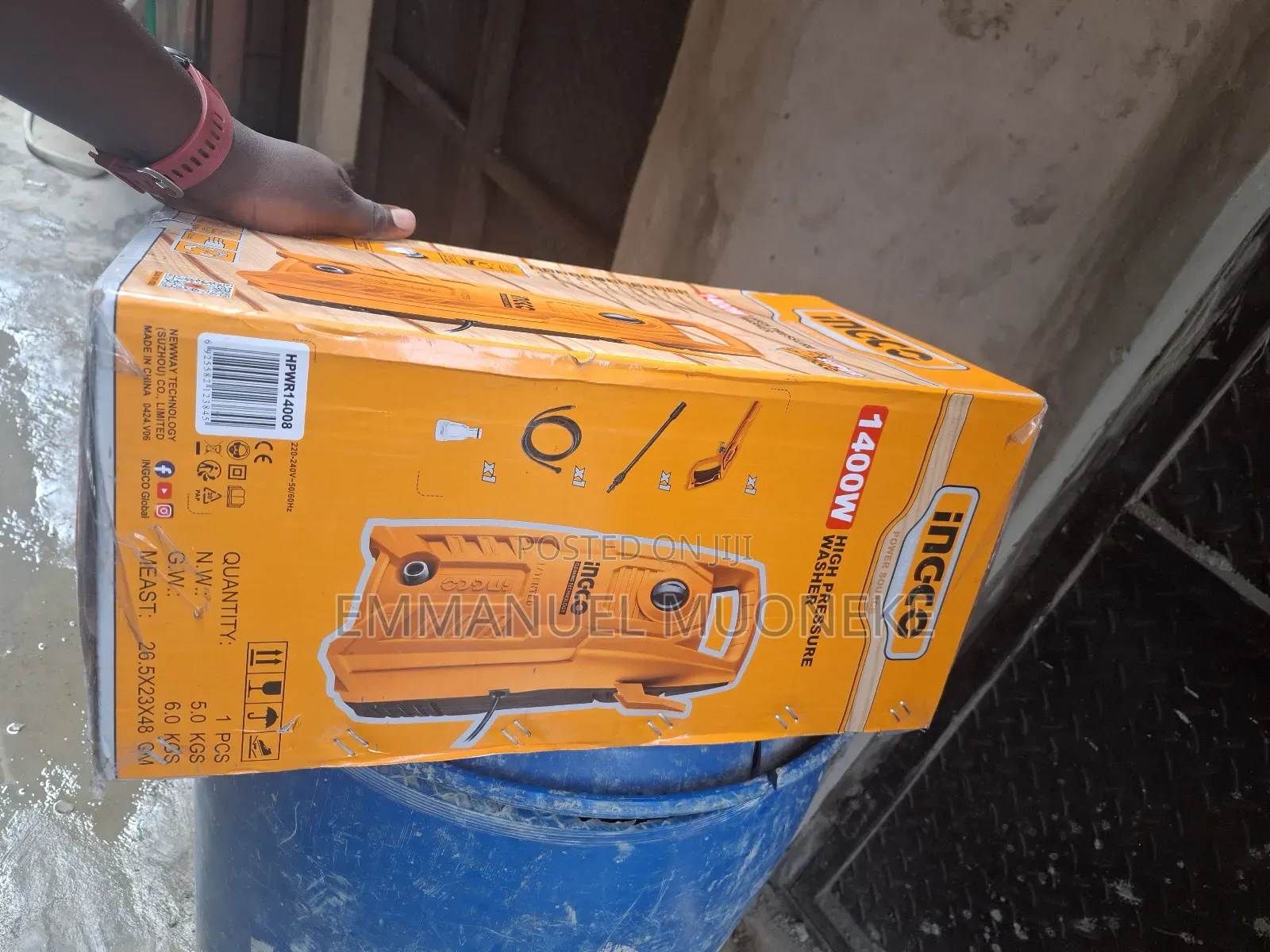 Industrial 1400w Ingco High Pressure Washer