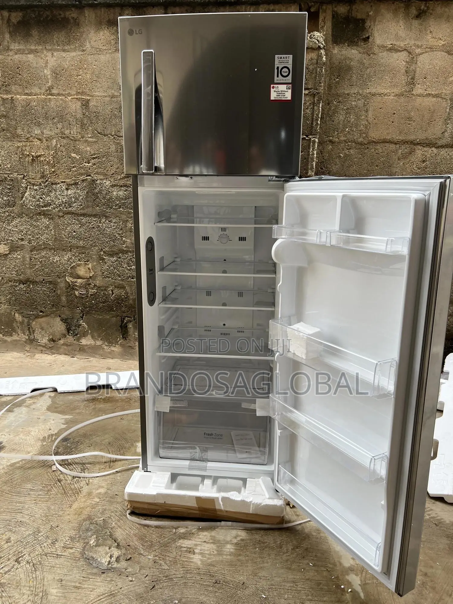 Lg 308l Low Power Consumption Refrigerator Ref-322rlbn