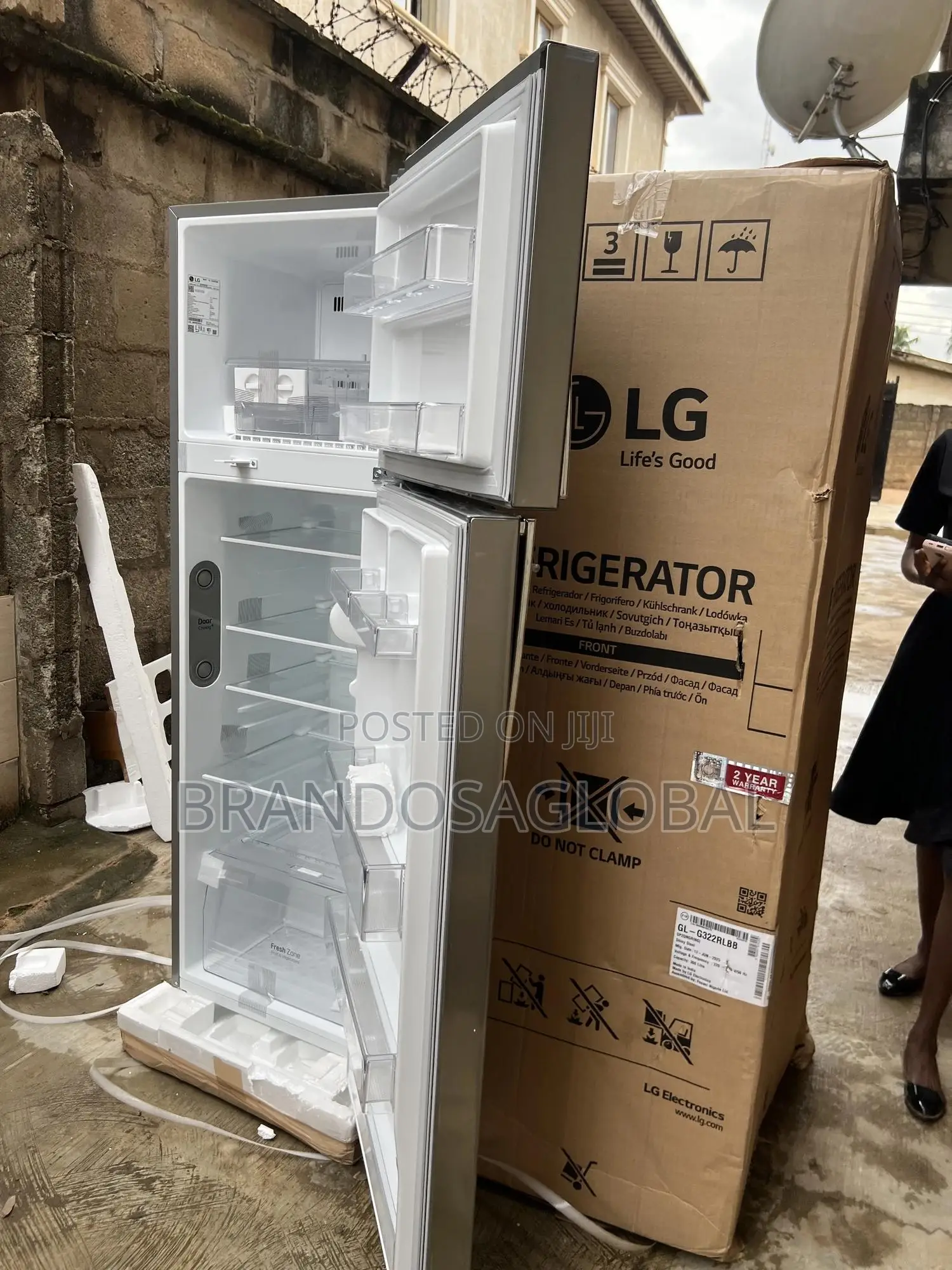 Lg 308l Household Refrigerator Ref-322rlbn