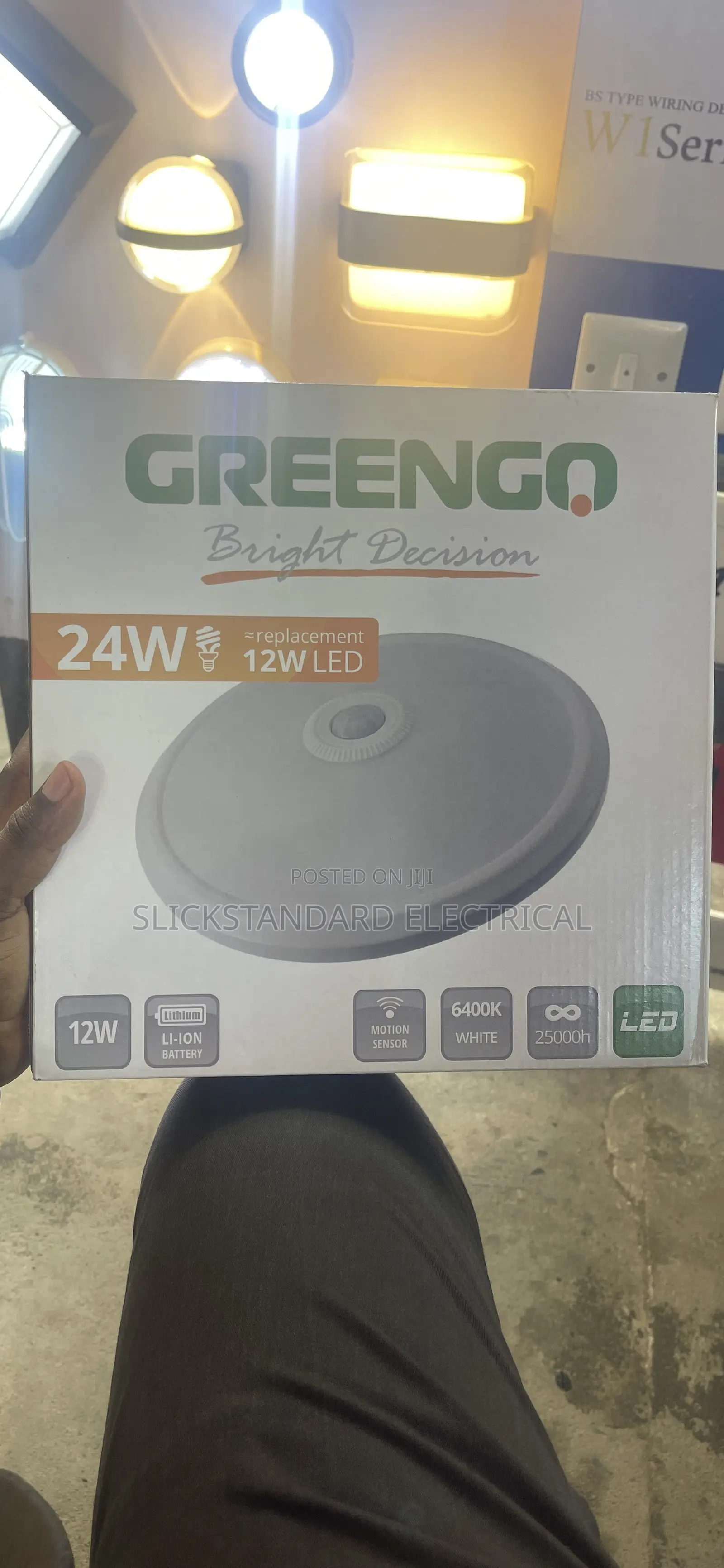 Celling Fittings Rechargeable With Motion Sensor
