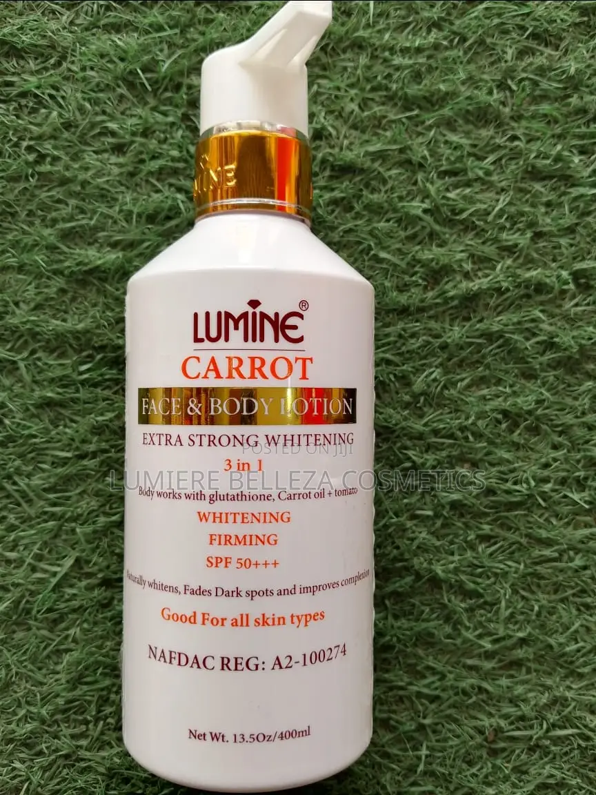 Lumine Carrot Face & Body Lotion Extra Strong Whitening