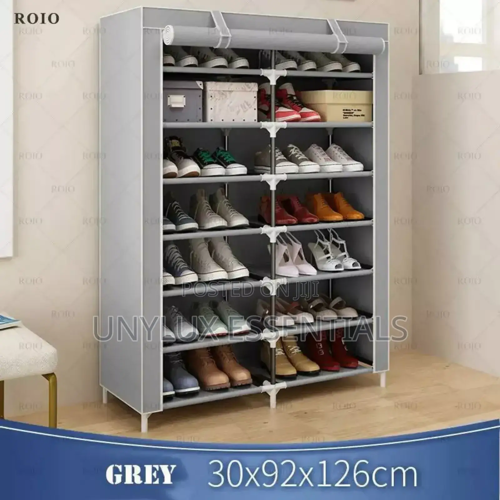 Double Row Shoe Cabinet