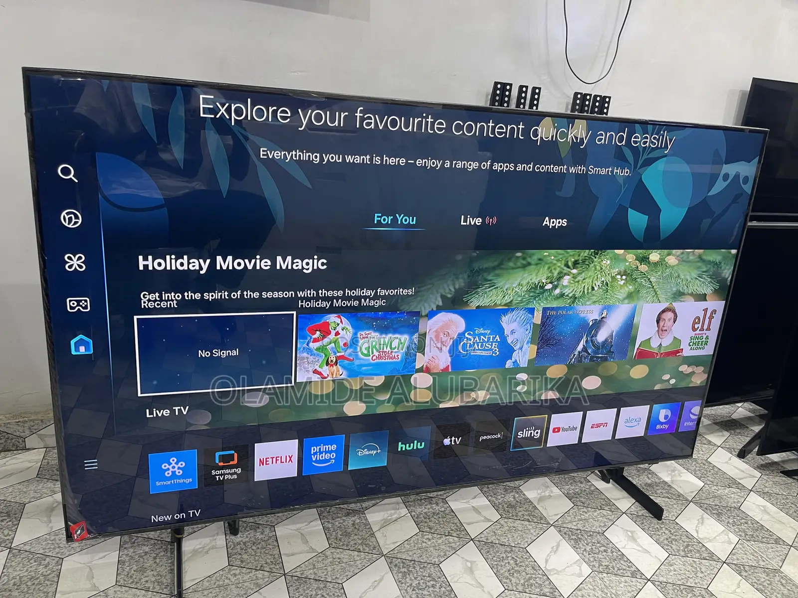 Samsung Qled 65” Q67d Quantum Processor HDR Smart Ai Tv 2024 Model