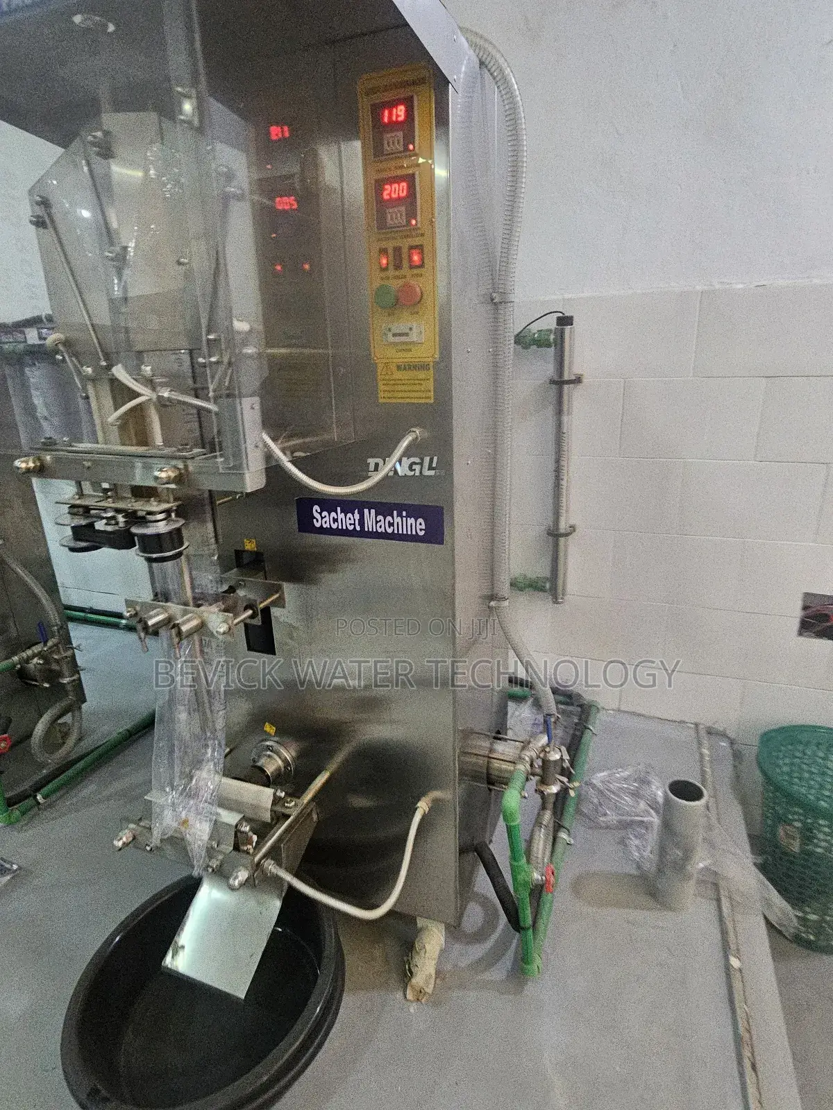 Original Dingli Sachet Water Machine – High Output Strong Sealing