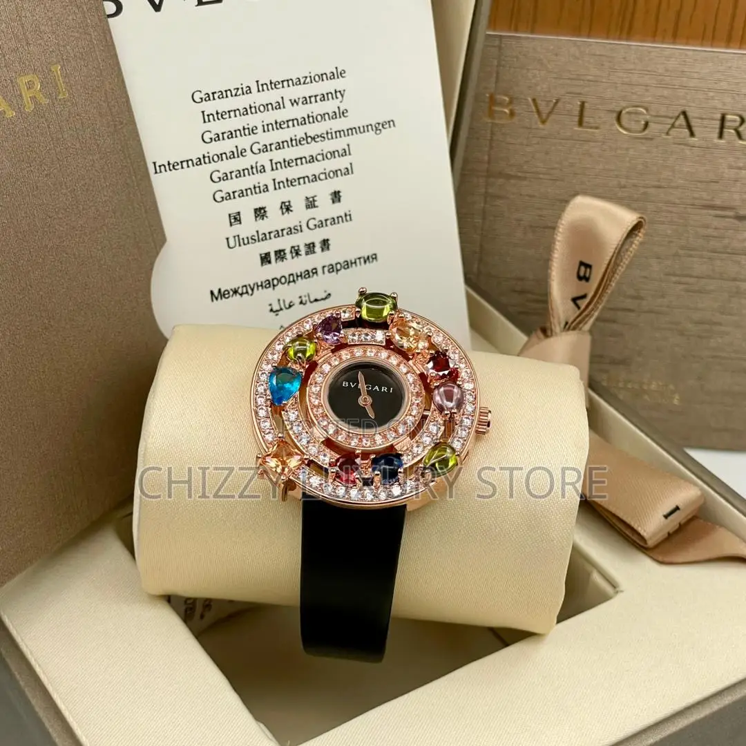 Bvlgari Quality Luxury Ladies Chain Strap Wristwatch.