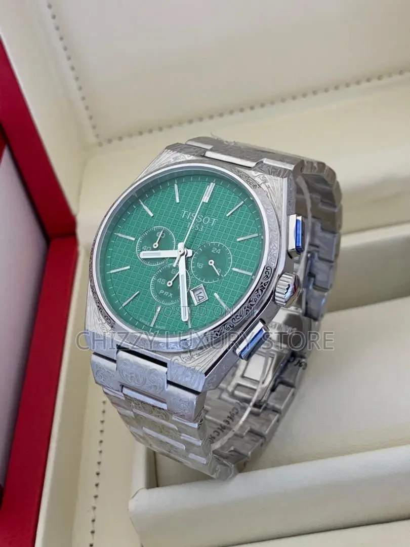 Tissot Quality Luxury Men Chain Strap Wristwatch.