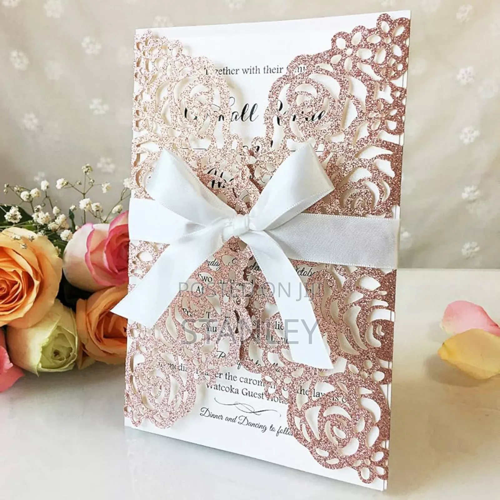 Lasser Cut Wedding Invitation Cards