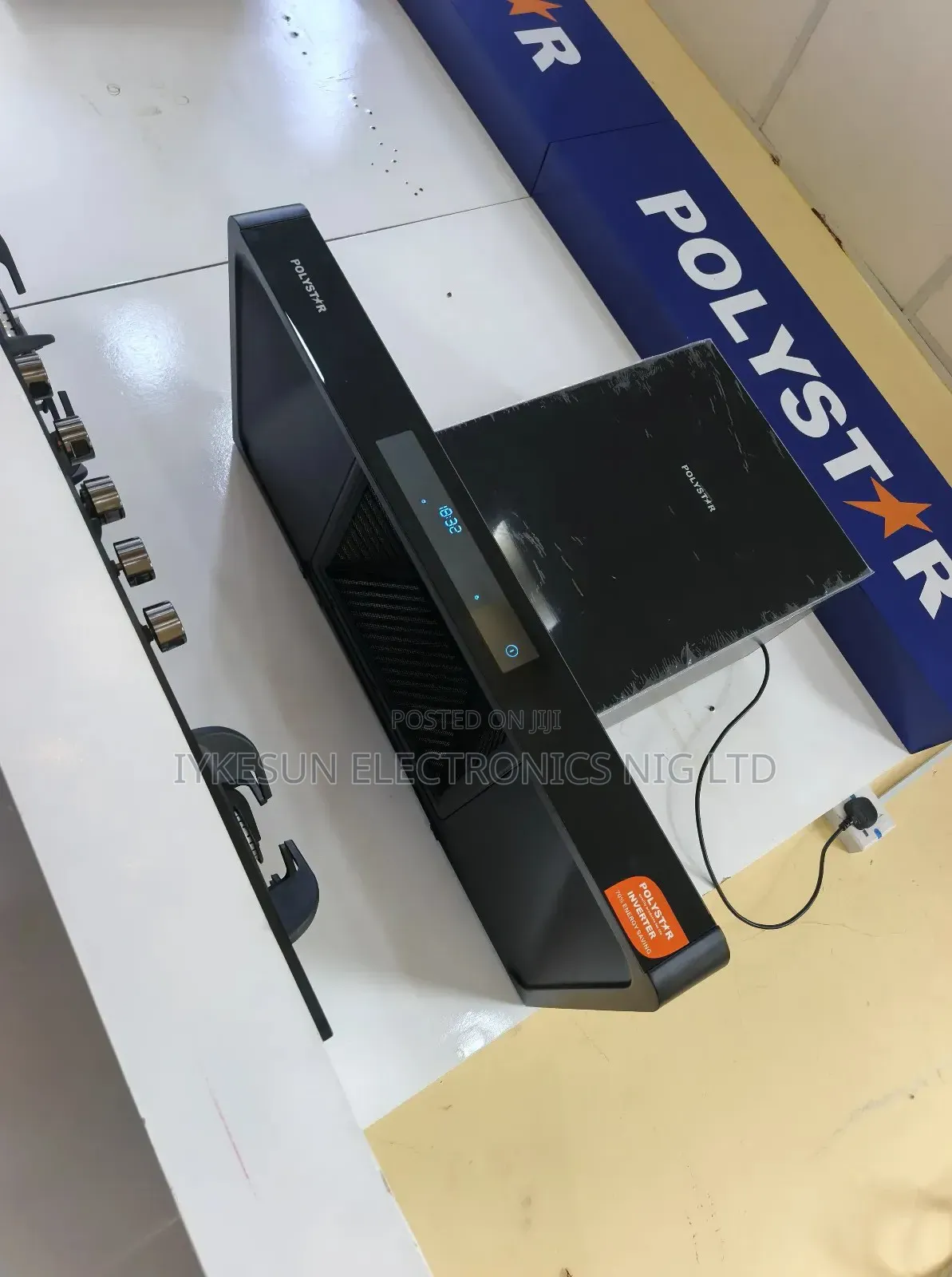 Original Polystar 90cm Luxury Inverter Automatic Heat Extractor Copper