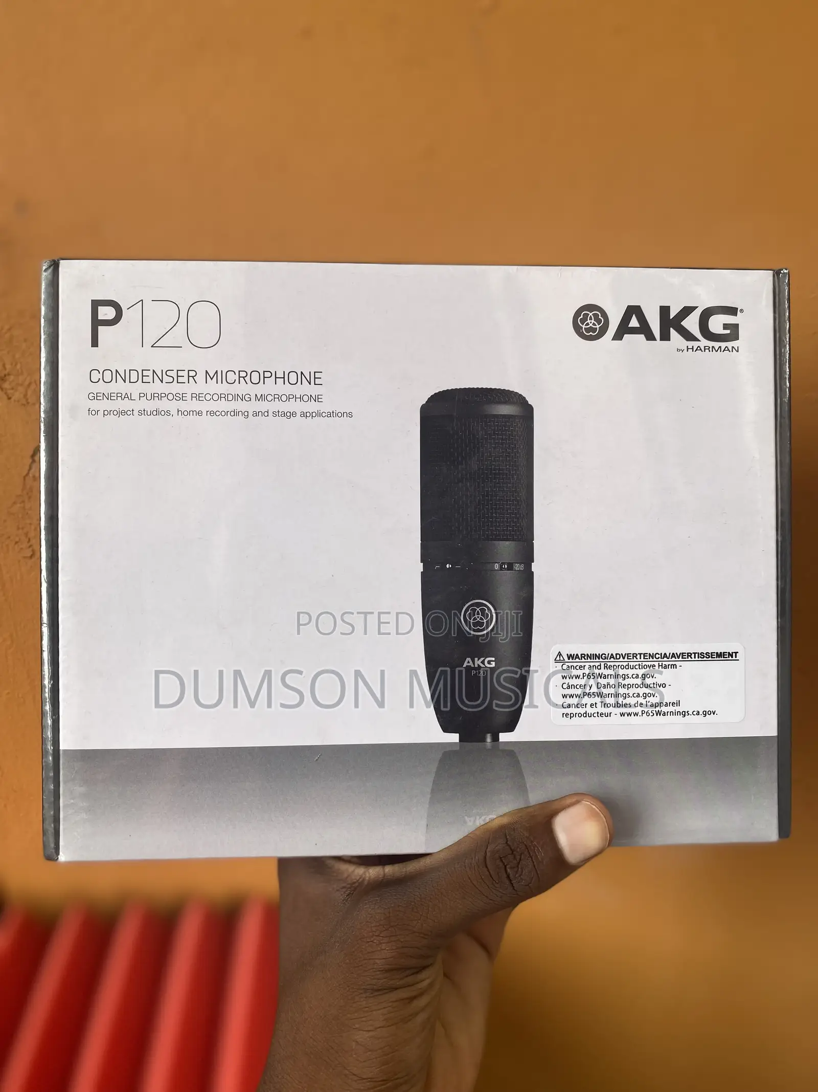 Akg P120 Studio Condenser Microphone General Purpose Recording Mic Akg