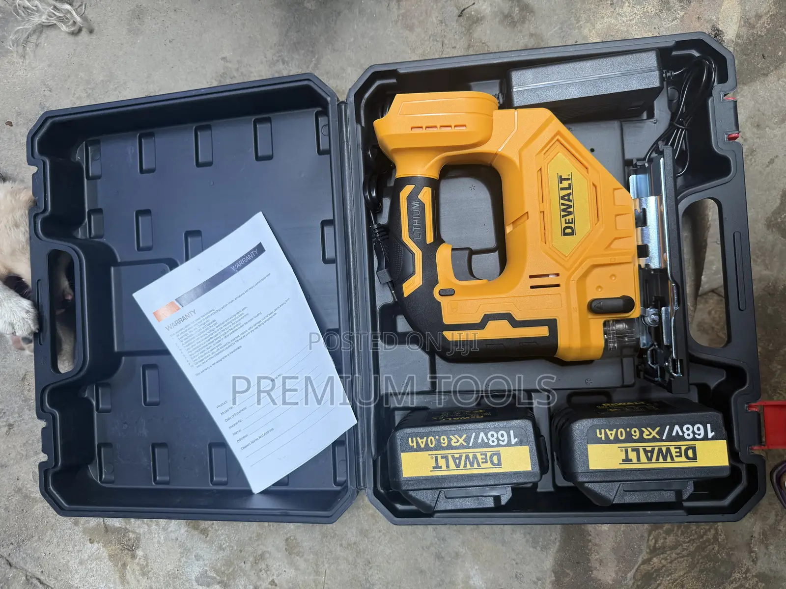 Two 168v/6.0ah Lithium-Ion Batteries Jig Saw