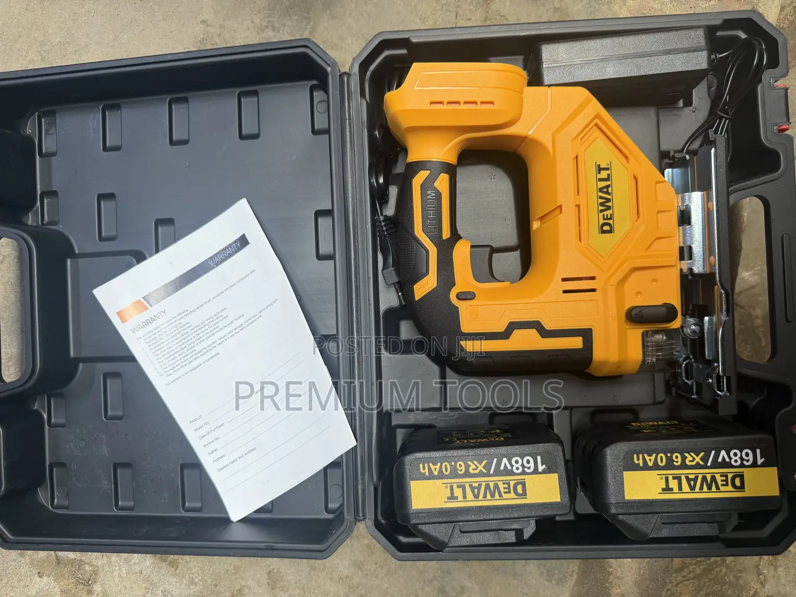 Two 168v/6.0ah Lithium-Ion Batteries Jig Saw