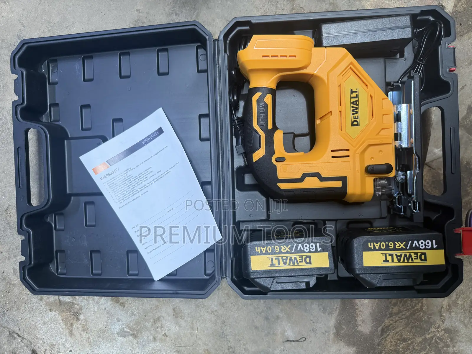 Two 168v/6.0ah Lithium-Ion Batteries Jig Saw