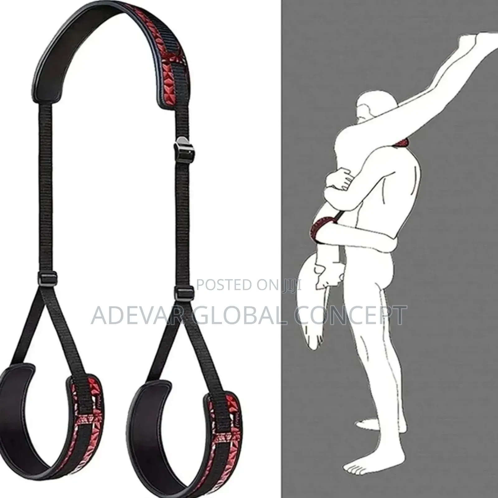 3 Sets Leg Splitter Blind Anal Plug Bead BDSM Women Sex Toy Restraint
