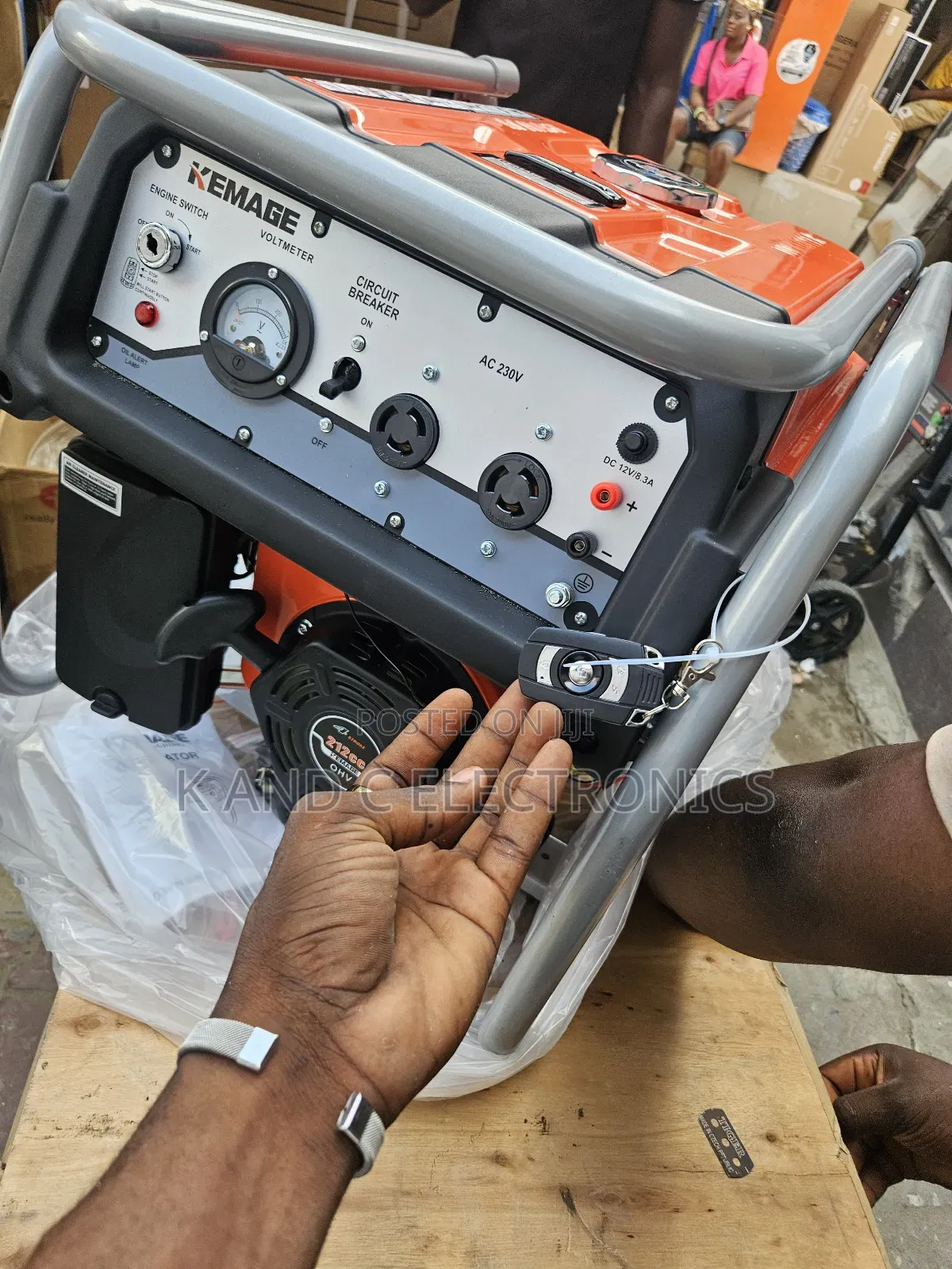 Kemage 4.5kva Petorl Generator Remote Control