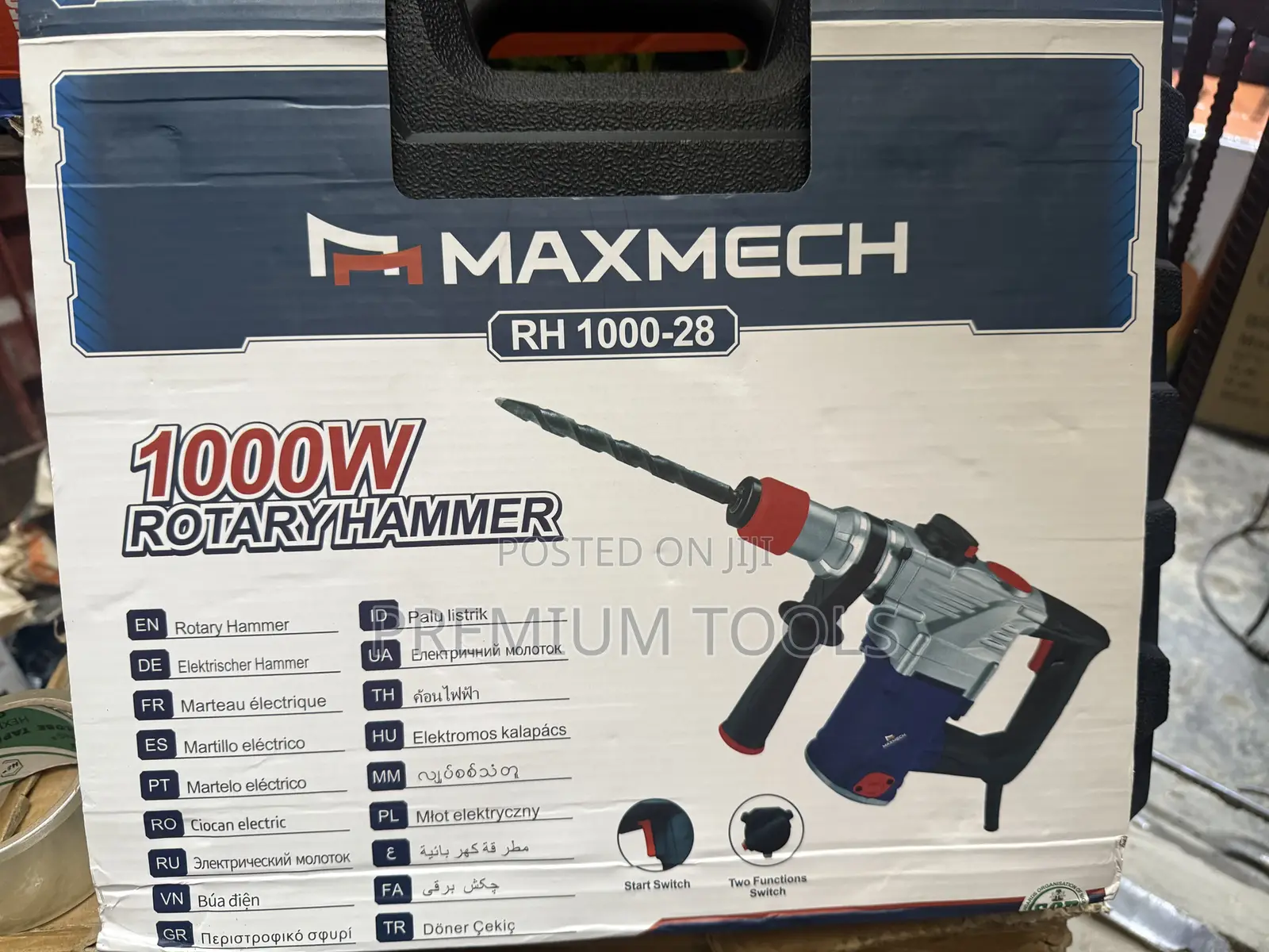 Maxmech Rotary Hammer Drill Machine 1000w Rh1000-28