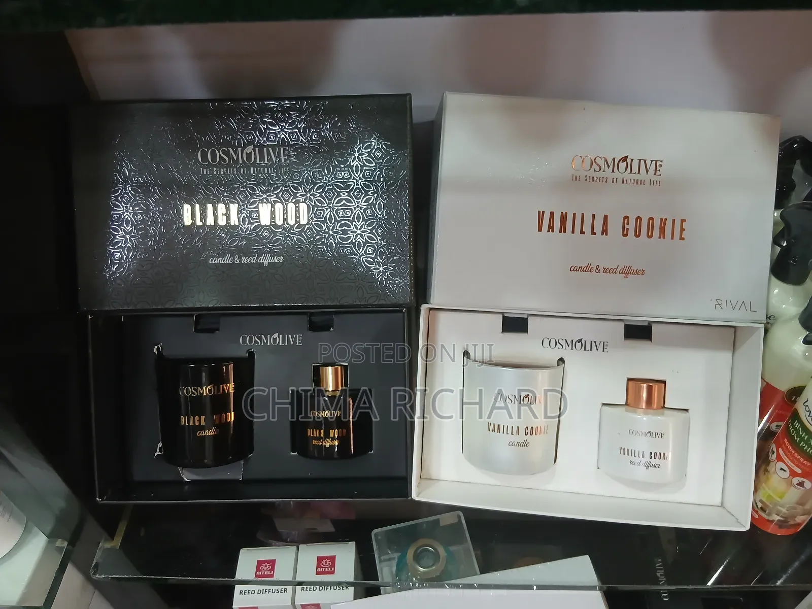 Cosmolive Scented Candle and Diffuser