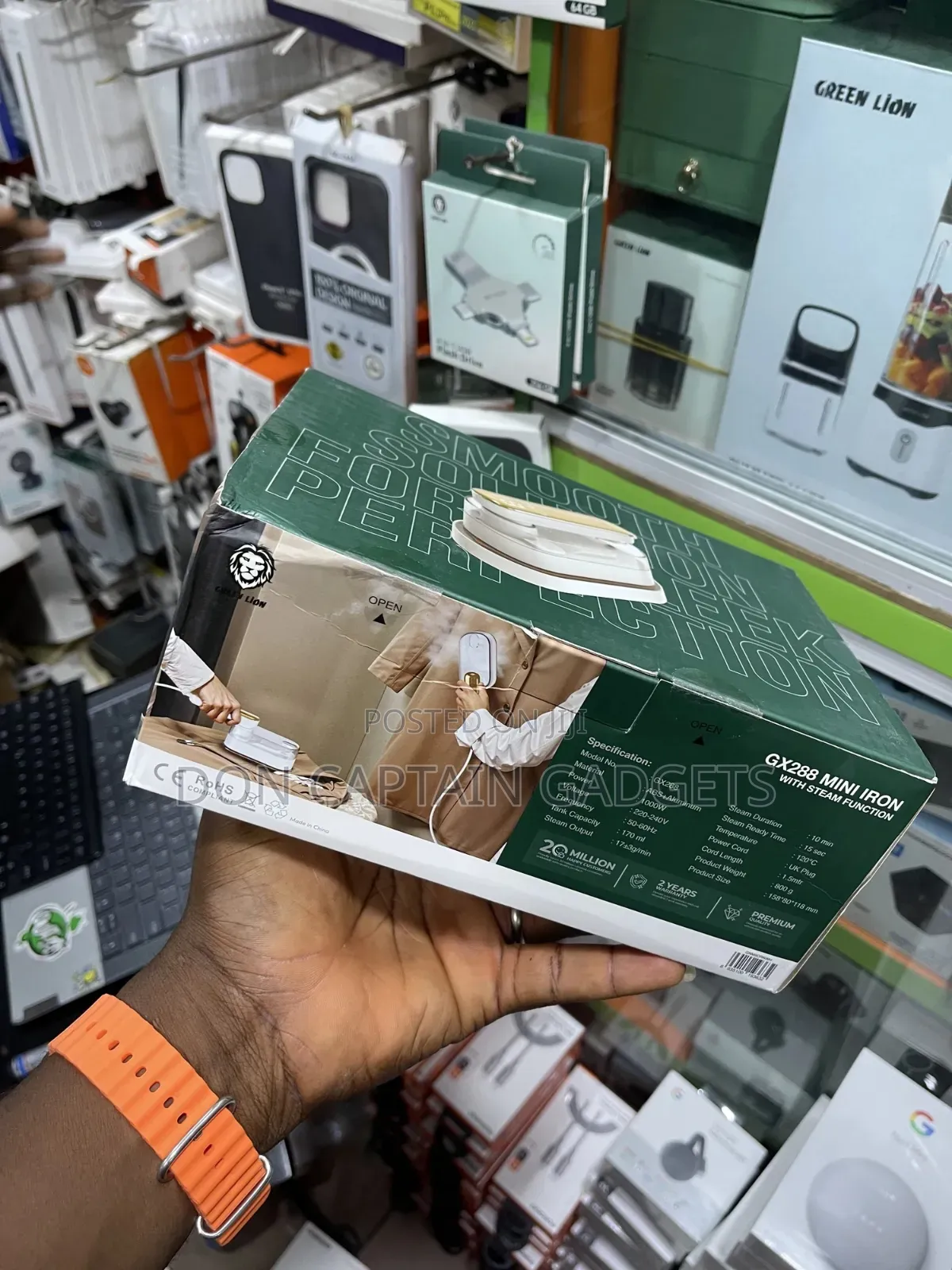 Green Lion Gx288 Mini Iron With Steam Function