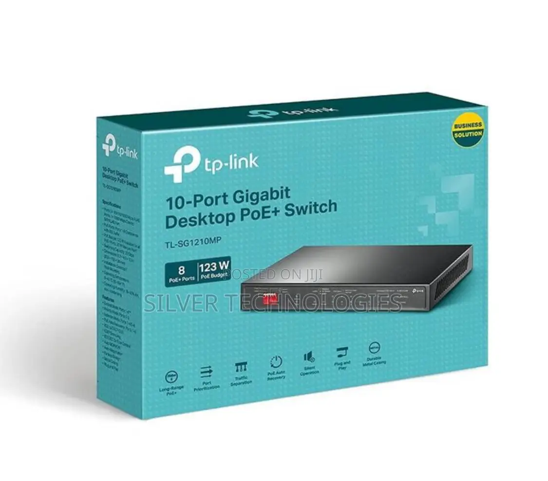 Tp-link Tl-sg1210p 10-port Poe+ Gigabit Switch