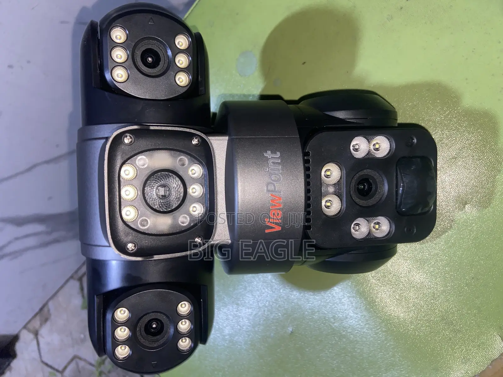 Solar-Powered Auto_tracking 4g Rotational , Camera Complete Three Lens