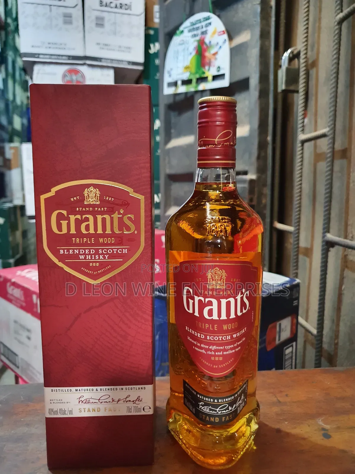 Grant Whisky Cartoon by ( 12 Bottles )