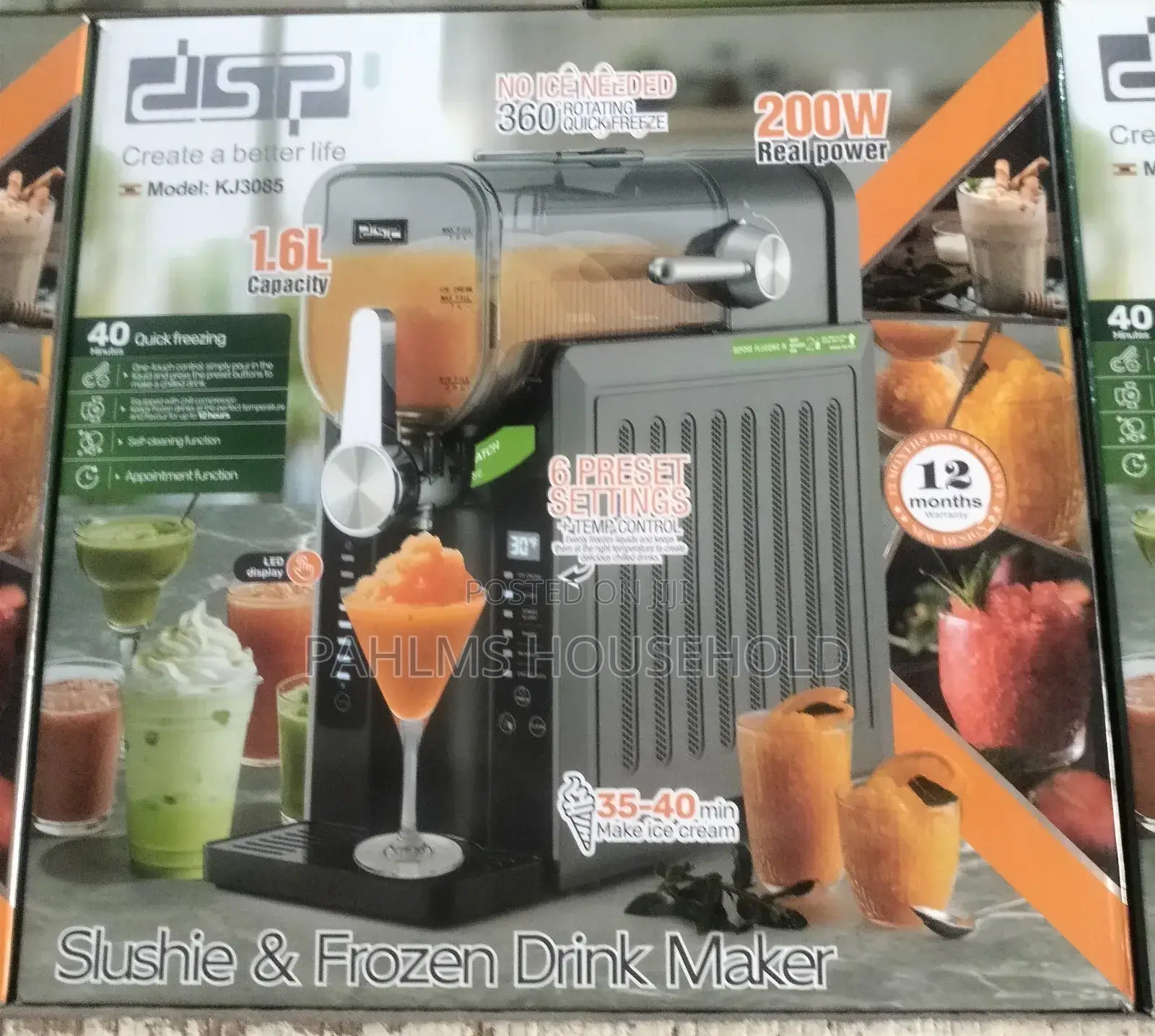 DSP Electric Slushie and Frozen Dessert Maker