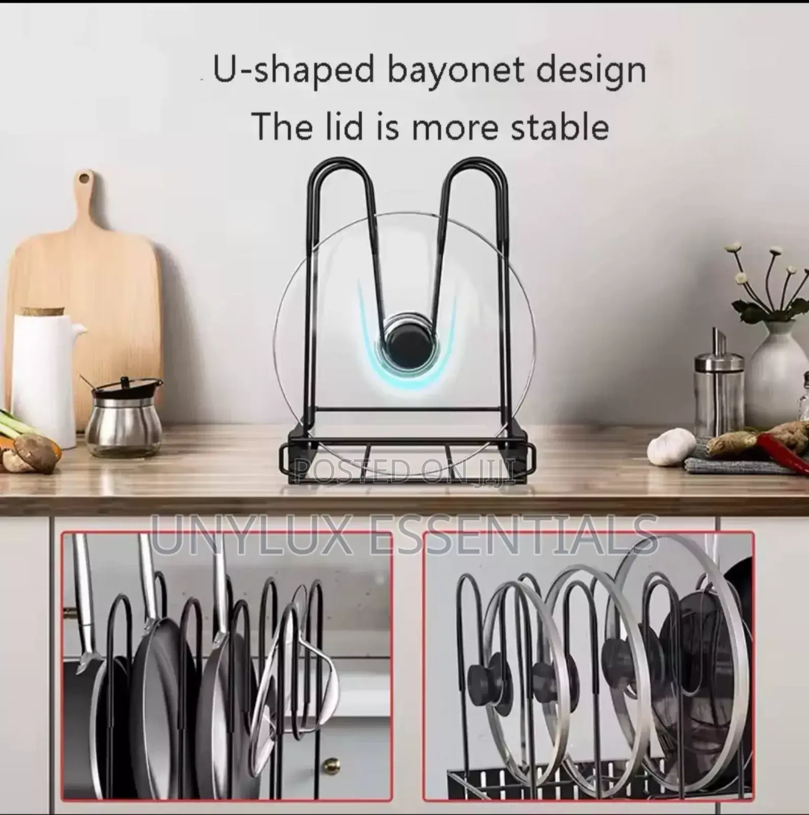 5 Tiers Pan Pot Organizer Rack