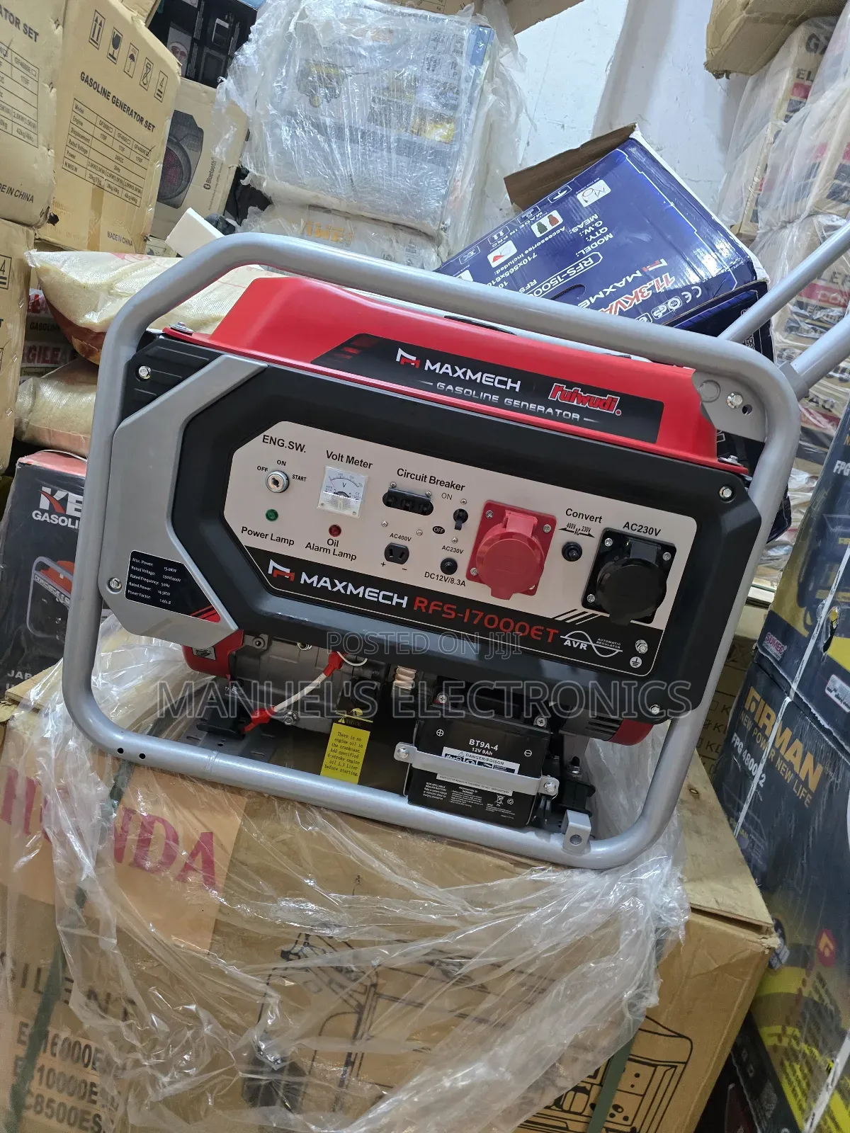 Three Phase Petrol Generator Maxmech 15kva 100% Copper Coil