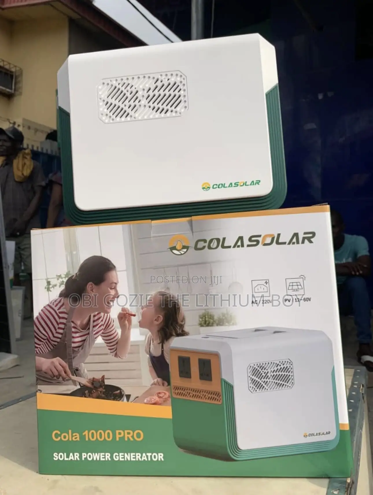 1kwh 300w Cola Solar Pro+ Lithium Battery Solar. Best Lagos Importer