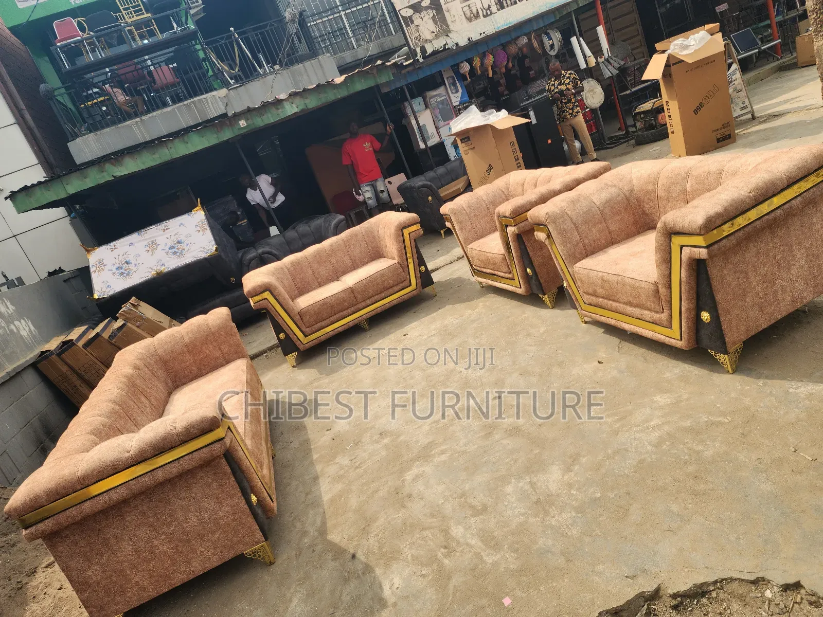 Set of Brand New 7 Seaters Padded Chairs.