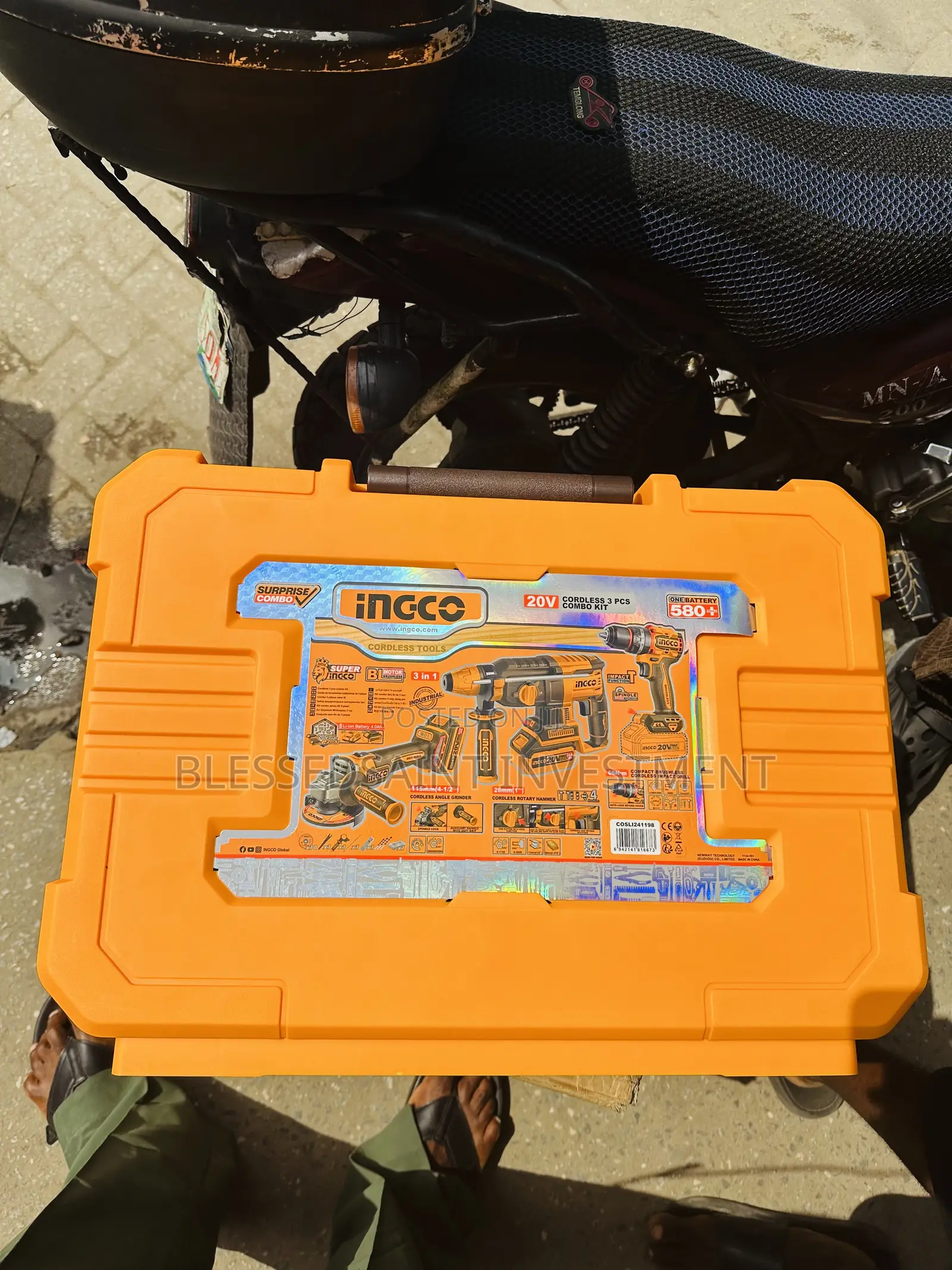 Ingco 3in1 Cordless Combo Kit Set