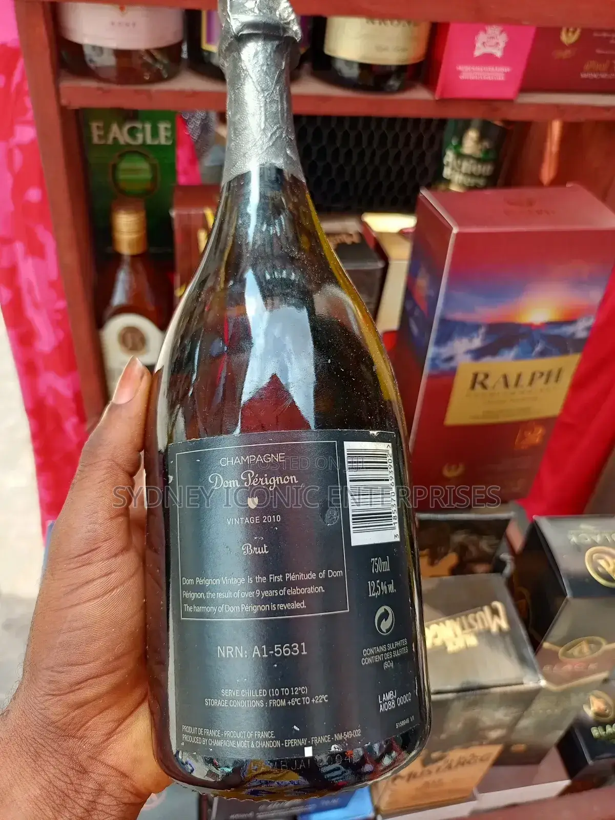 Dom Perignon Vintage (For 2boxes of 6btles)With Light