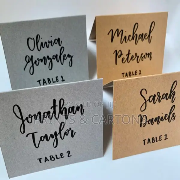 Table Tag Printing for Reserved Tables