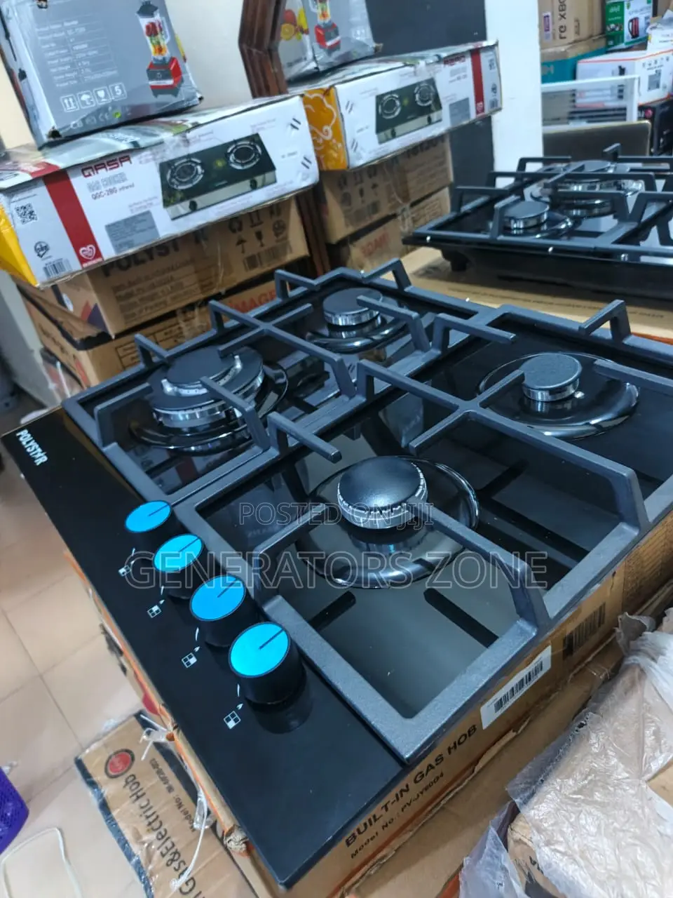 Polystar Built-in Gas Hob System 4 Burners Pv-Jy60g