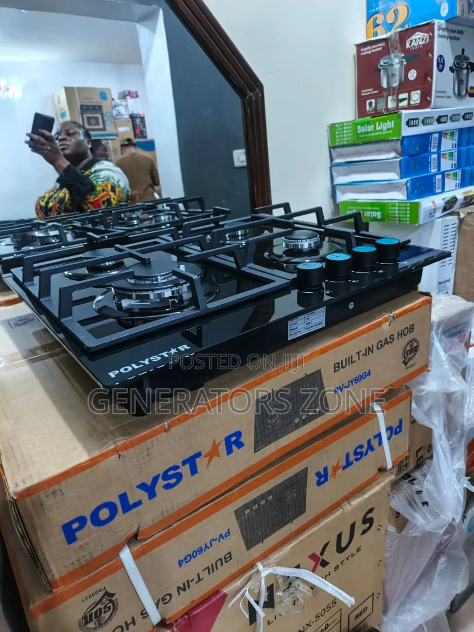 Polystar Pv-Jy60g Fixed Gas Hob With 4 Burner Zones