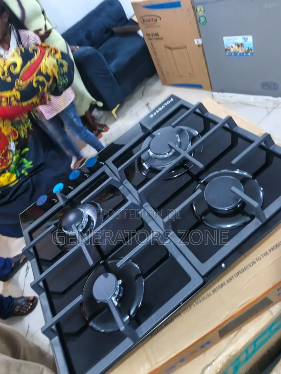 Polystar Gas Surface Installation 4 Burner Pv-Jy60g
