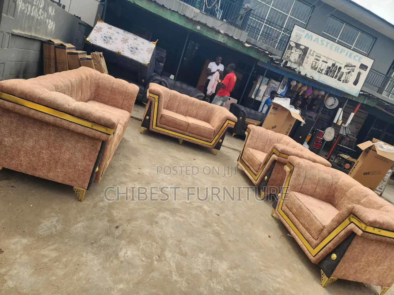 Ulphostery Padded 7 Seaters Sofa Couch.