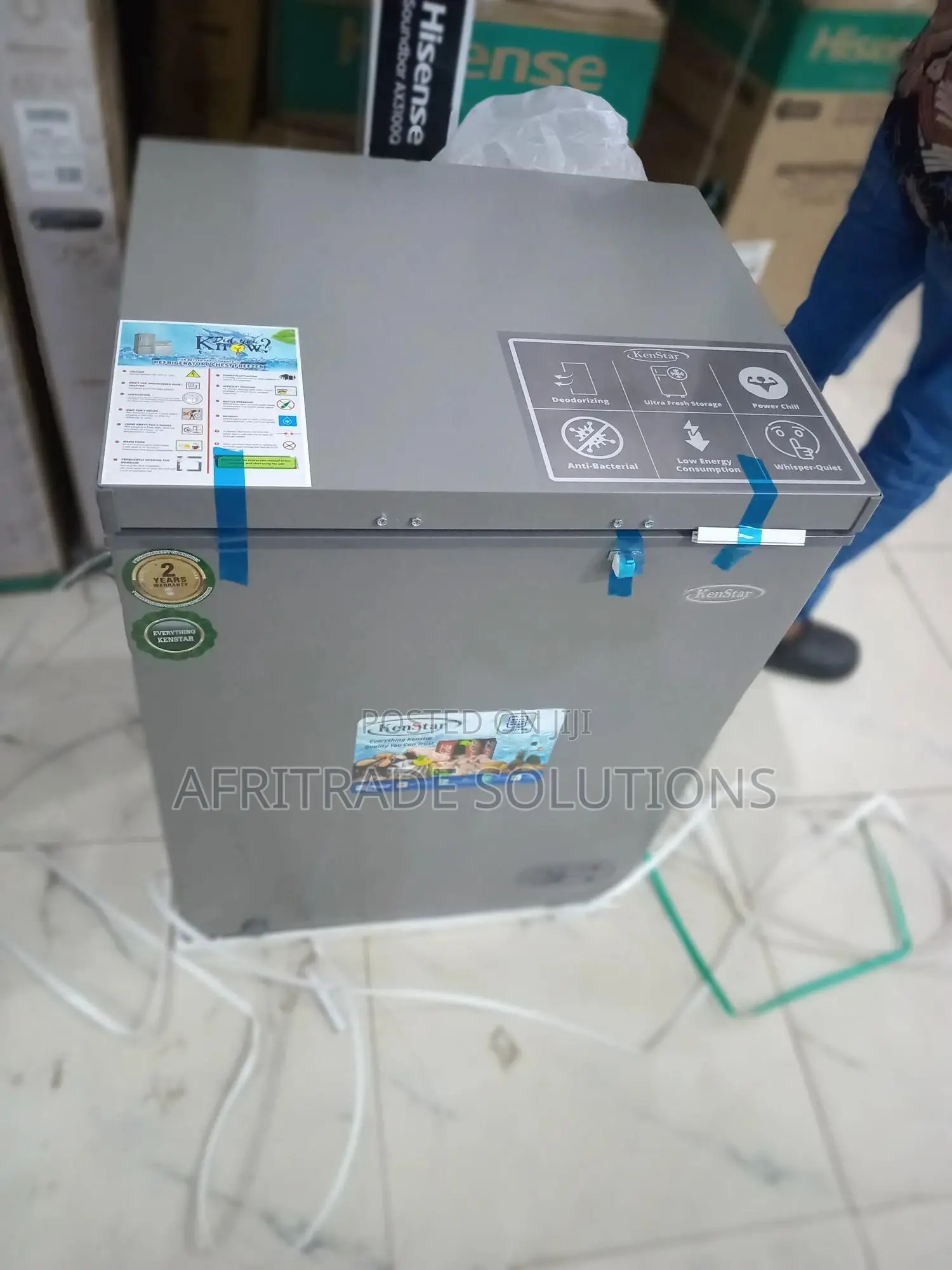 Kenstar 142l Ks-210s Single Door Chest Freezer