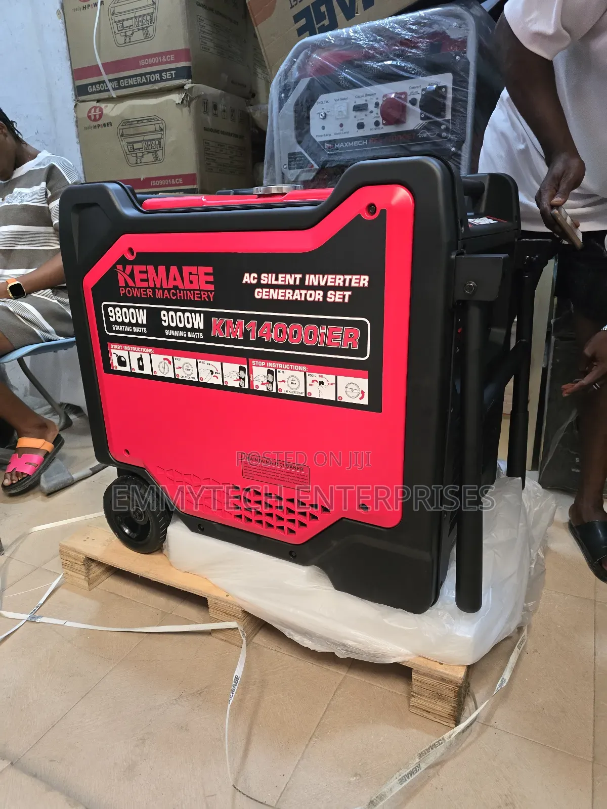 [10kva]High Quality Kemage Remote Control Inverter Soundproof Petrol