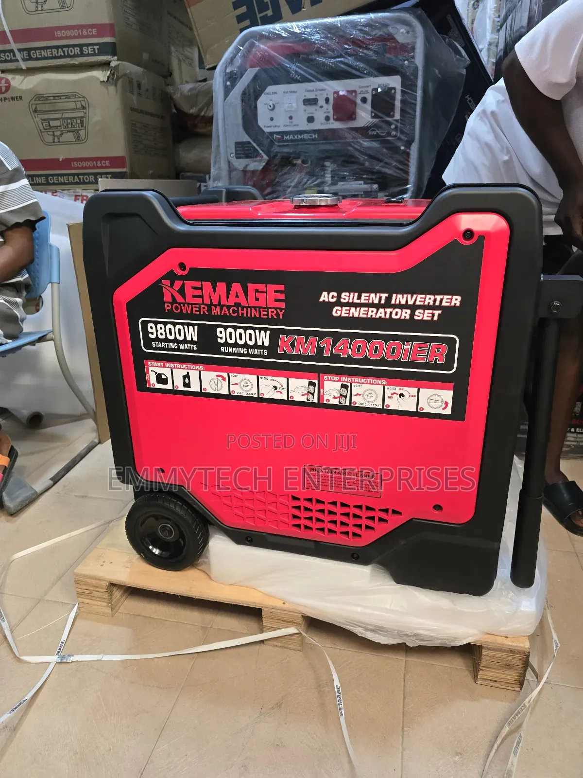[10kva]High Quality Kemage Remote Control Inverter Soundproof Petrol