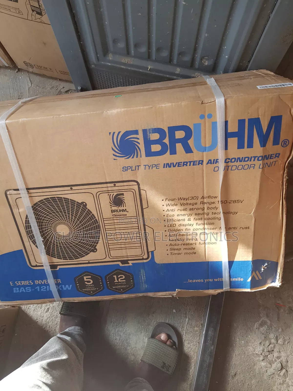 Bruhm Inveter Ac 1.5hp 100%Copper With Free Installation Kit